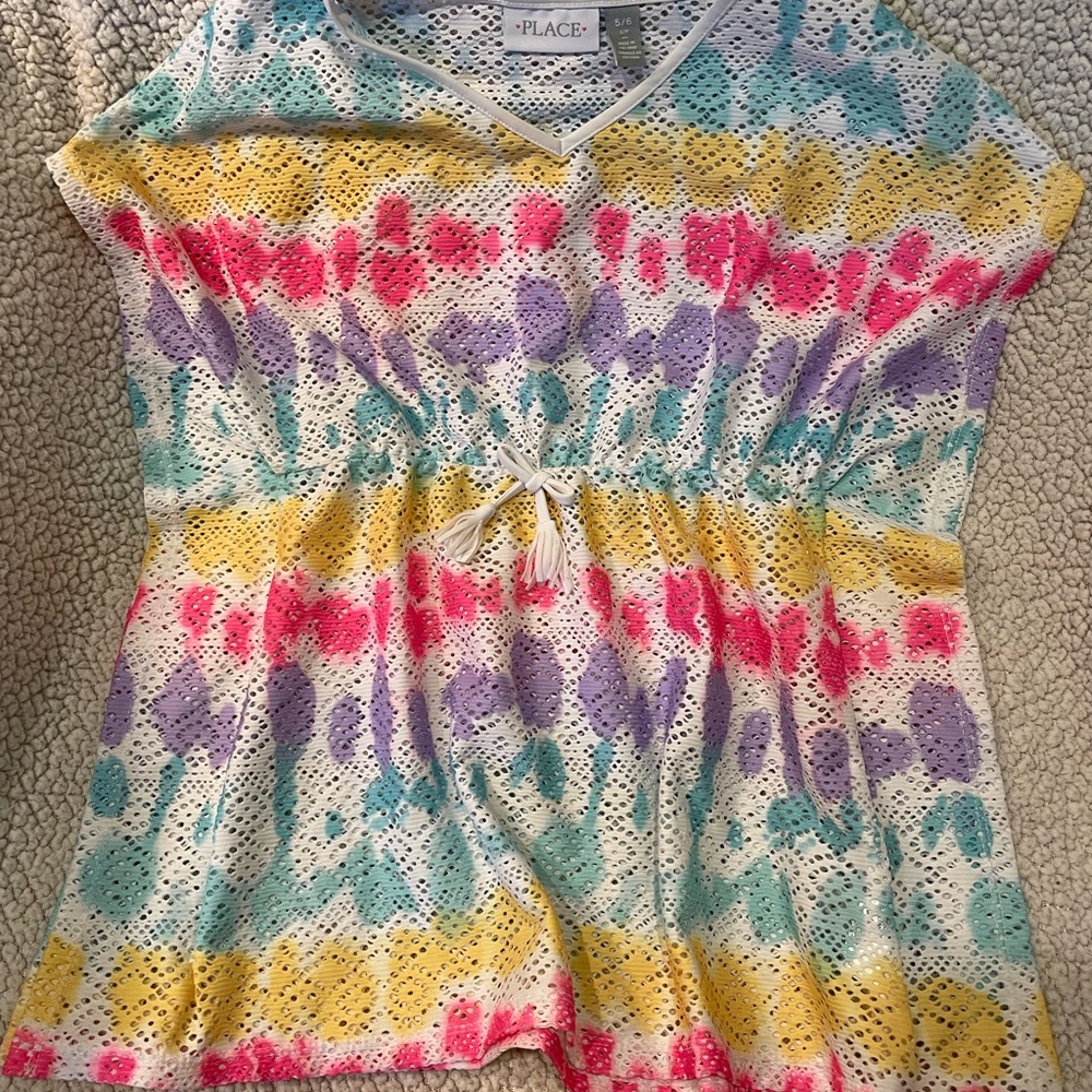 Girl beach/pool coverup. Size 6x